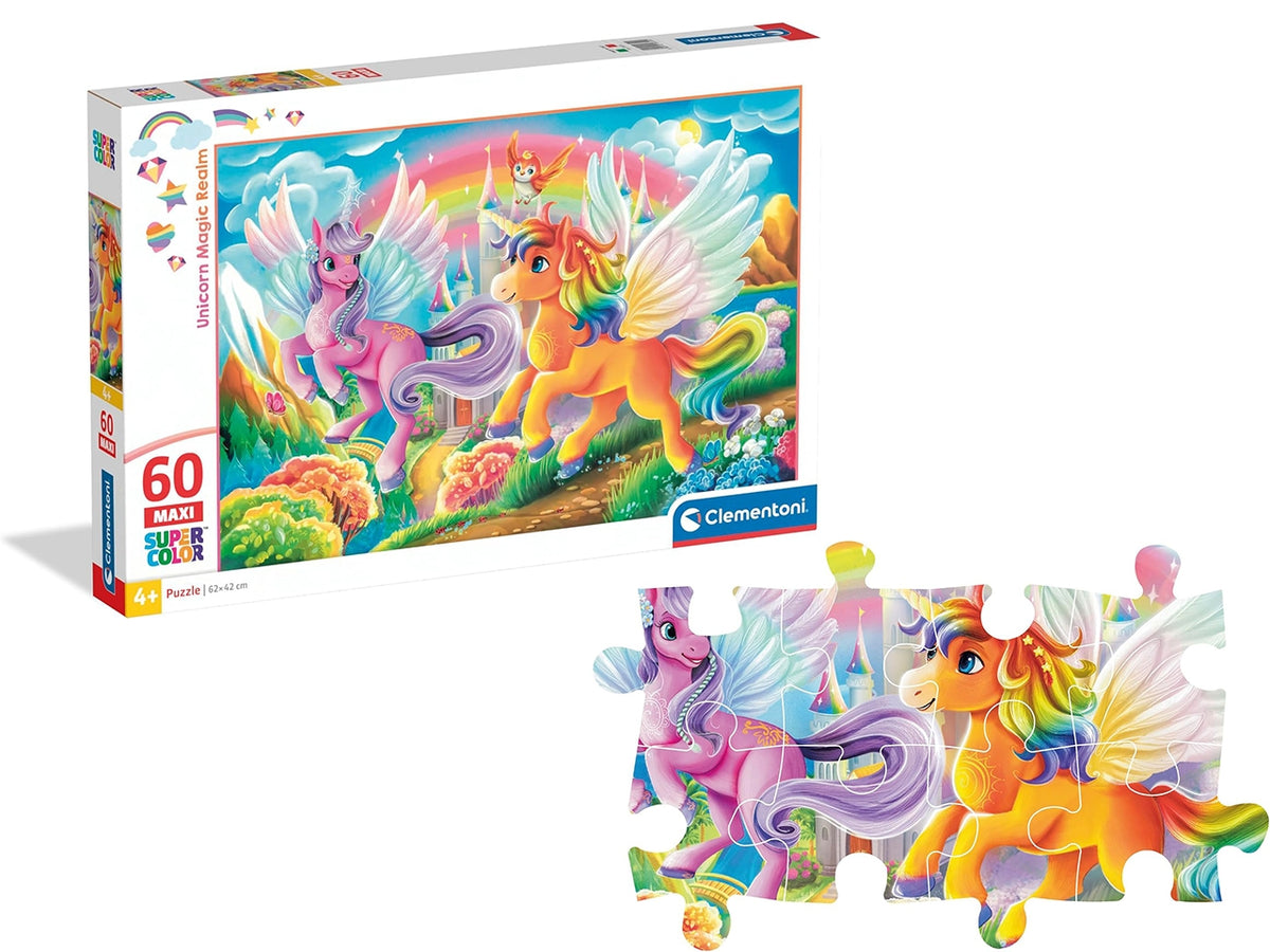 Puzzle 60 maxi unicorni
