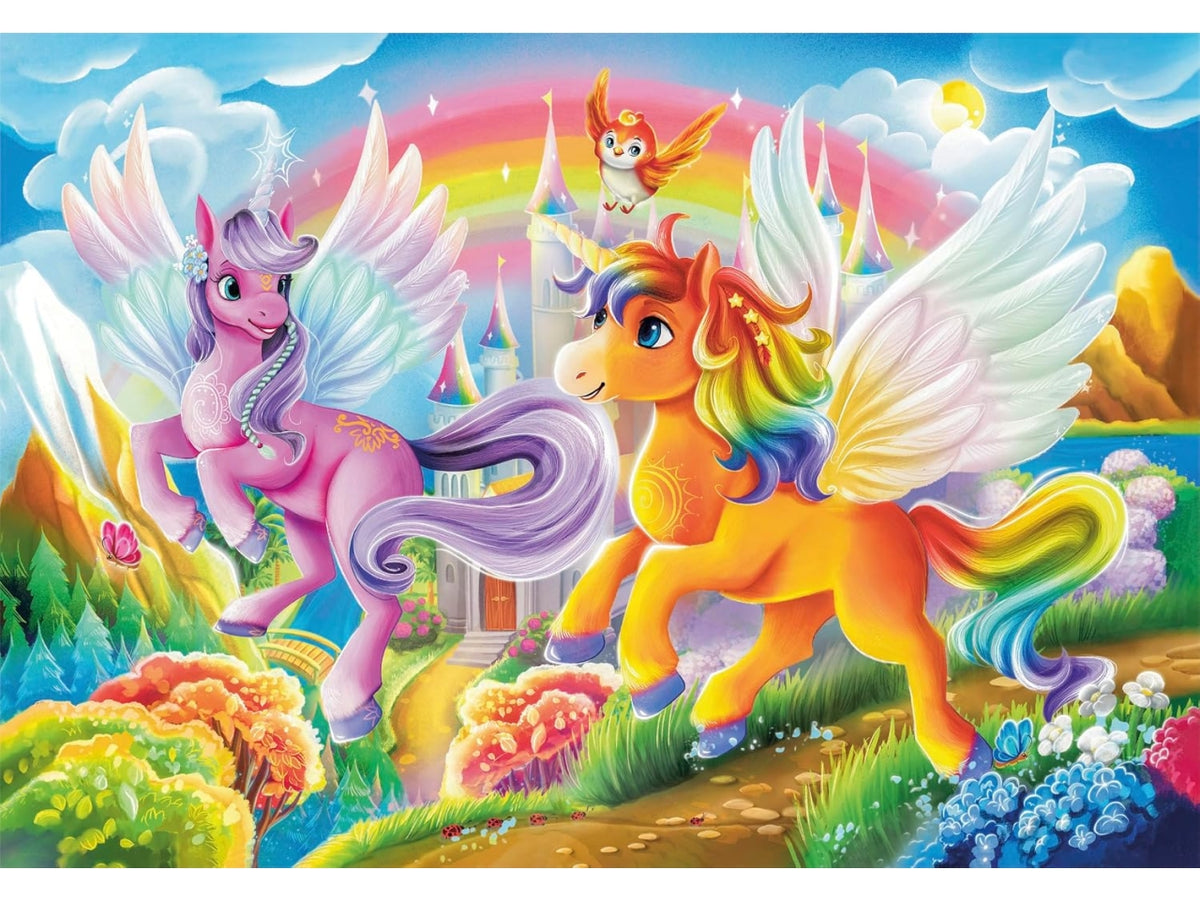 Puzzle 60 maxi unicorni