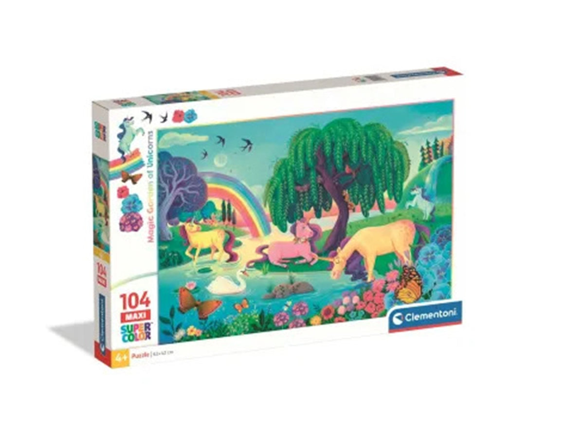 Puzzle 104 maxi unicorni