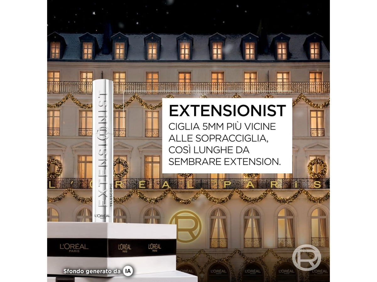 L'oreal pochette nera extensionist con mascara