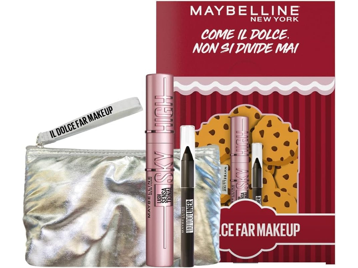 Maybelline new york confezione regalo sky high+mini