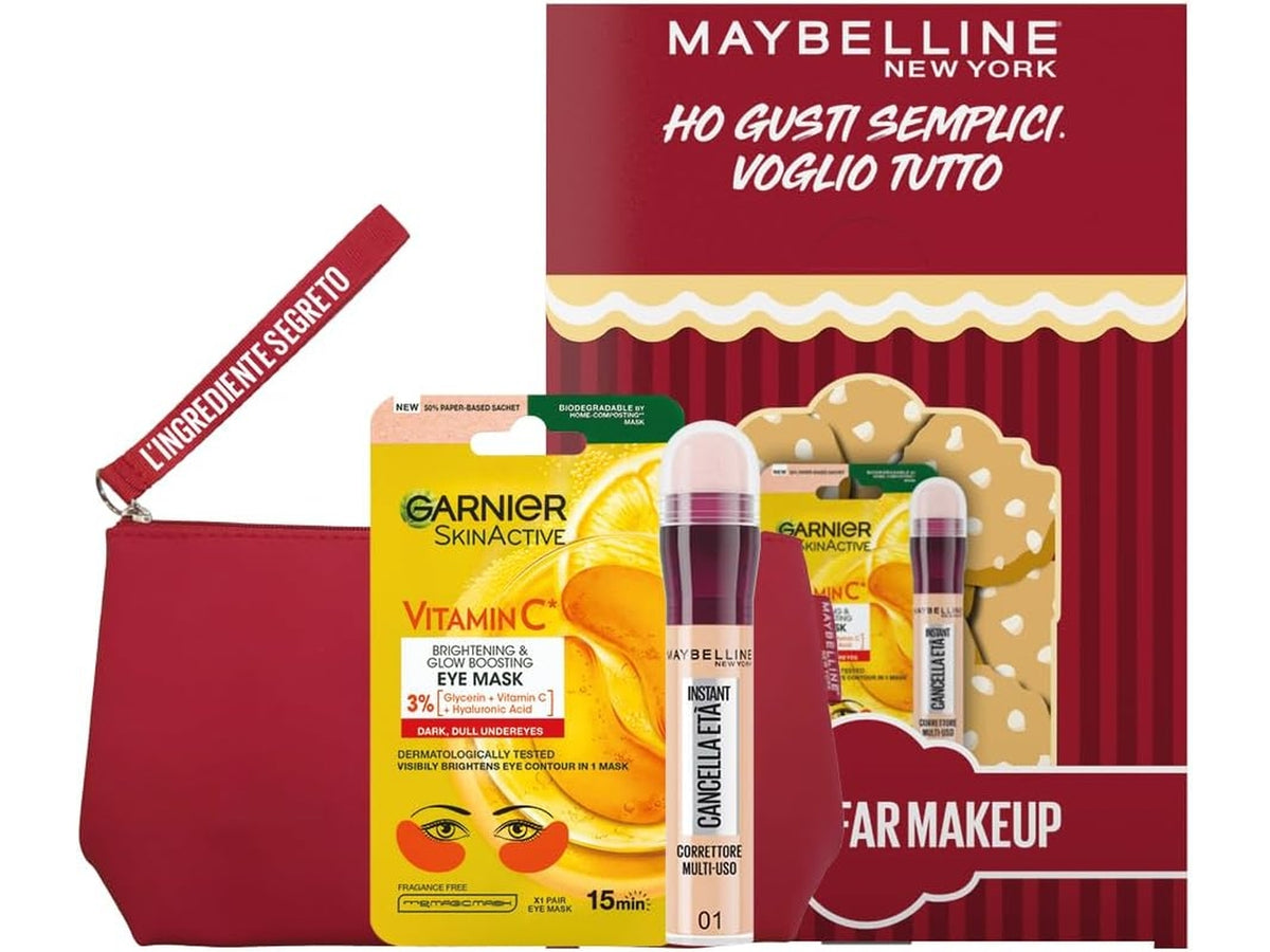 Maybelline new york confezione regalo iar01+eyemask