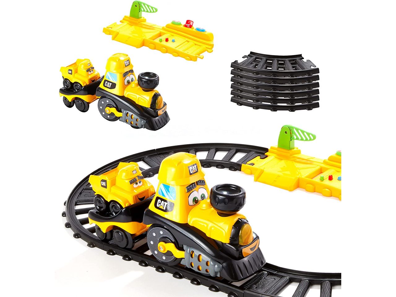 Cat junior crew costruction power tracks friends