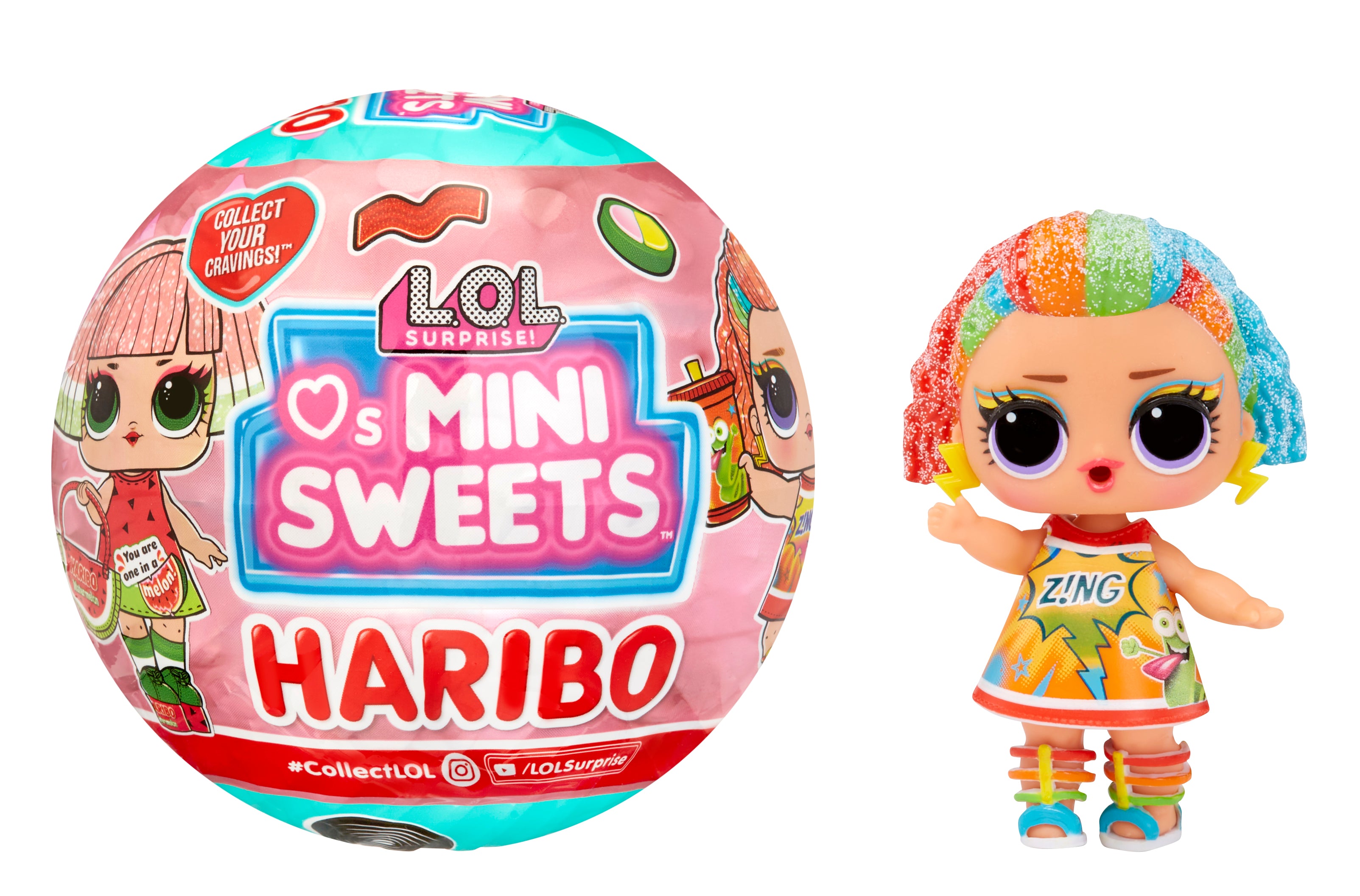 L.o.l. surprise loves mini sweets x haribo dolls assortiti
