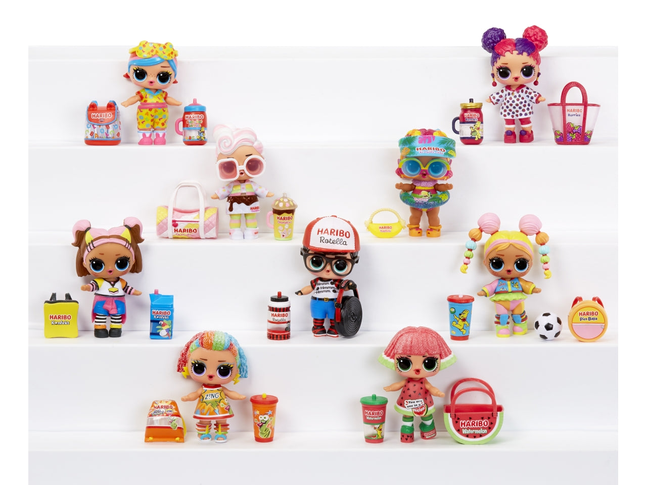 L.o.l. surprise loves mini sweets x haribo dolls assortiti