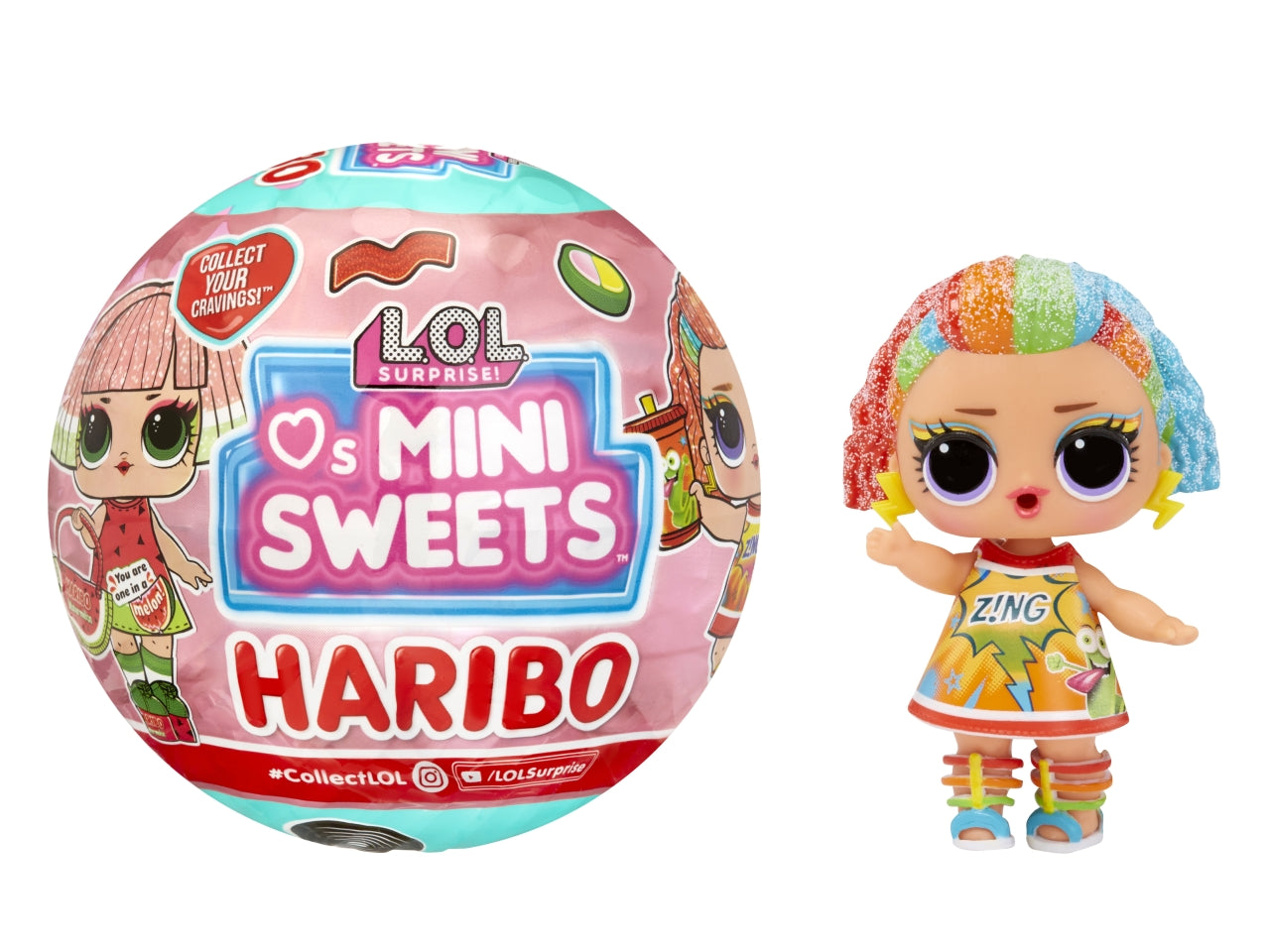 L.o.l. surprise loves mini sweets x haribo dolls assortiti