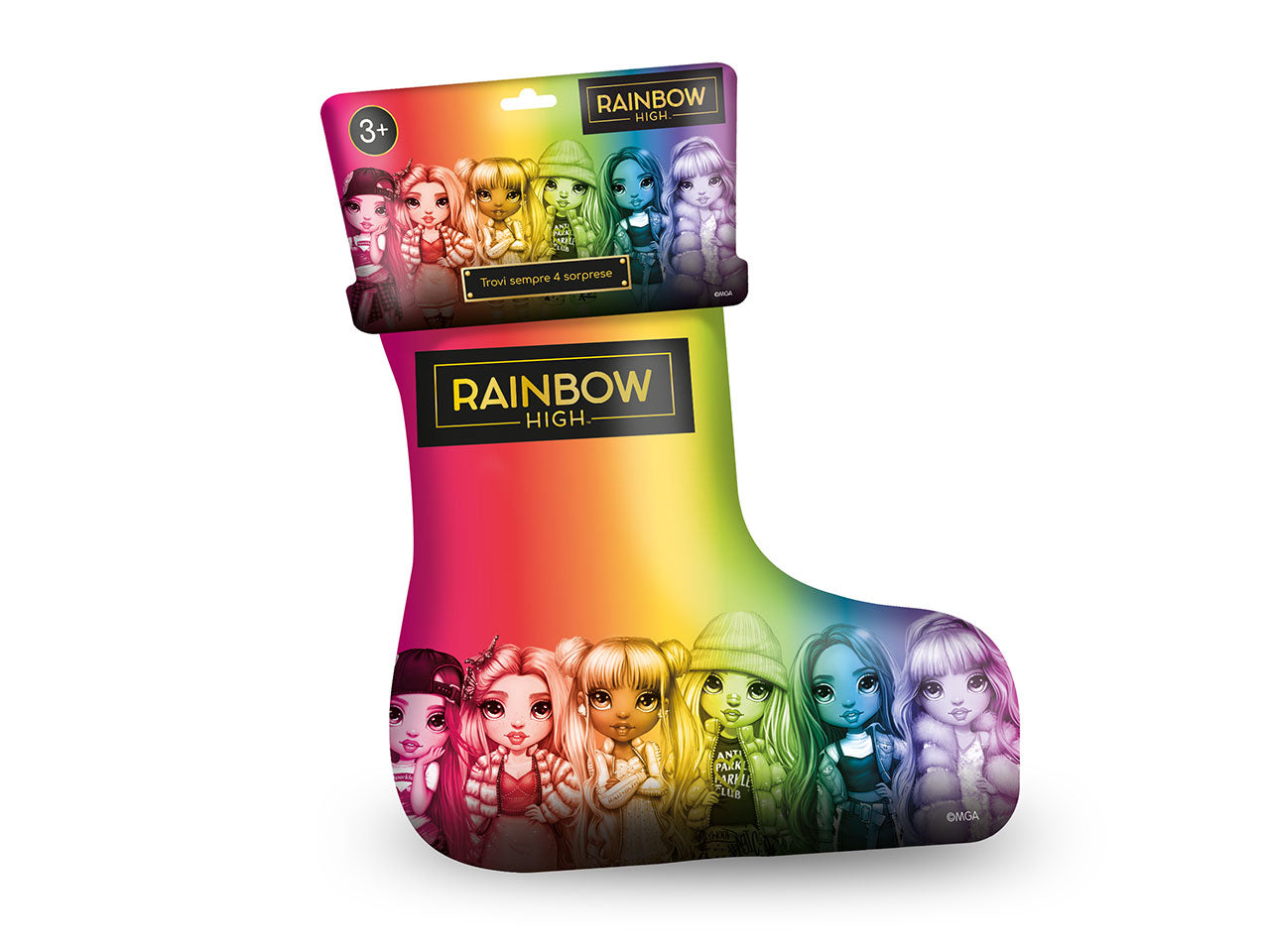 Rainbow high calza della befana $