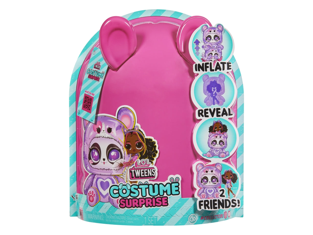 LOL Surprise Tweens Costume Surprise Hoops Cutie: Bambola Fashion Multicolor con Accessori e Costume Gonfiabile, Gioco Unisex per Bambini 4+ | MGA Entertainment