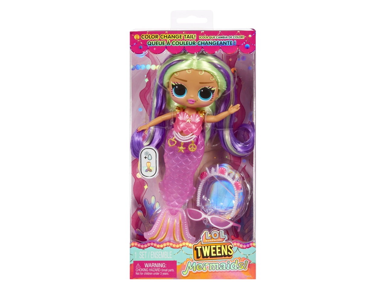 LOL Surprise Tweens Mermaid Doll Cleo Cove: Bambola Fashion Multicolor con Accessori, Gioco Unisex per Bambini 4+ | MGA Entertainment