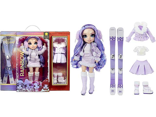 Rainbow fashion winter doll violet 574804