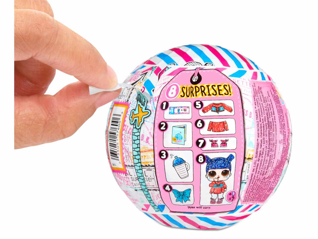 Lol surprise travel dolls 576006