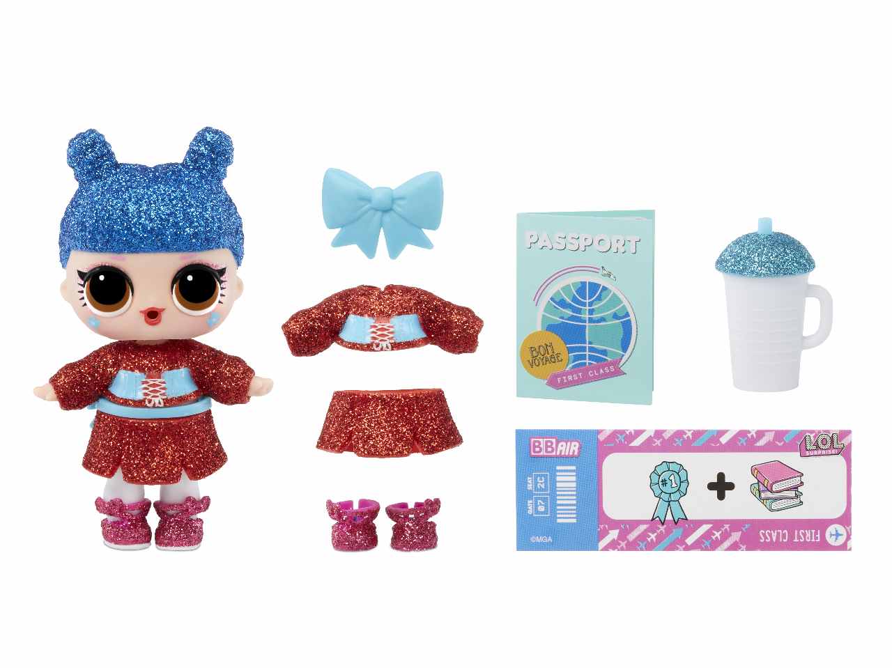 Lol surprise travel dolls 576006