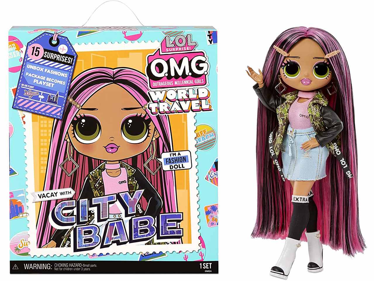 Lol surprise omg travel doll city babe 576587 $