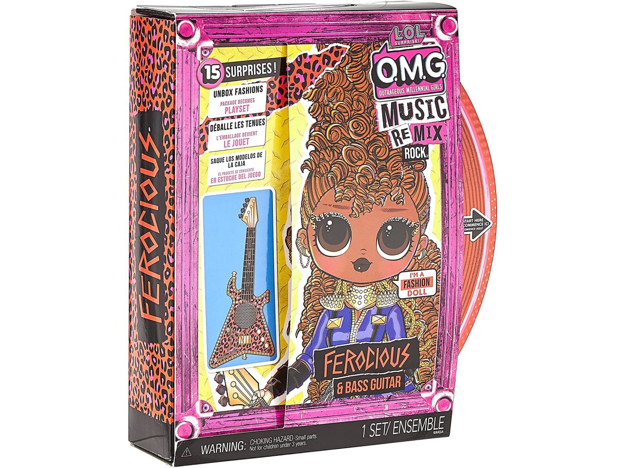 L.o.l. surprise omg remix rock ferocious bgtr
