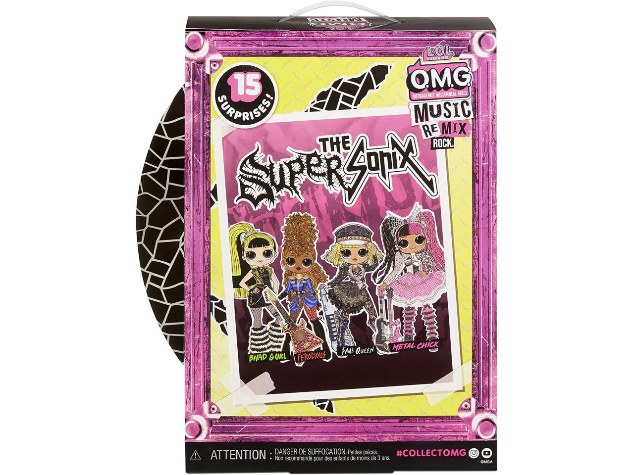 L.o.l. surprise omg remix rock fame queen keytar