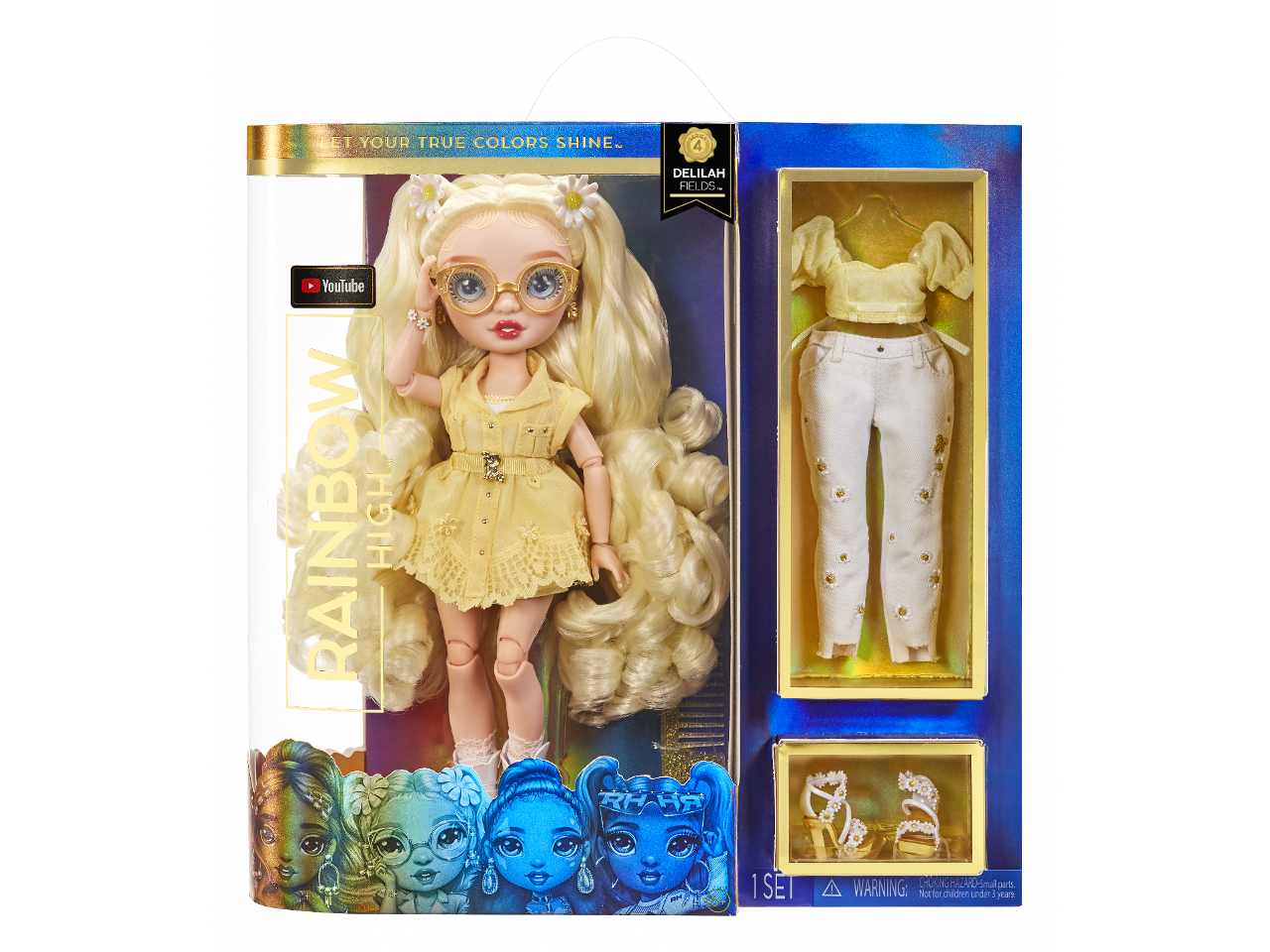Rainbow high core fashion doll s4 delilah fields buttercup