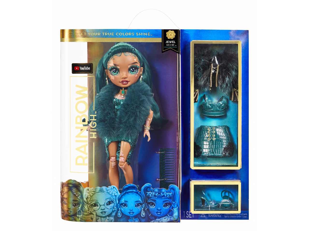 Rainbow high core fashion doll s4 jewel richie emerald