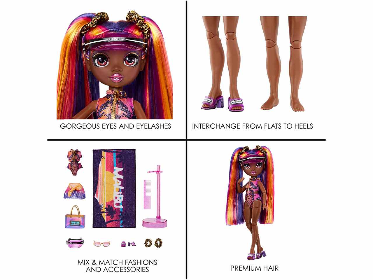 Rainbow pacific coast fashion doll ss 578369