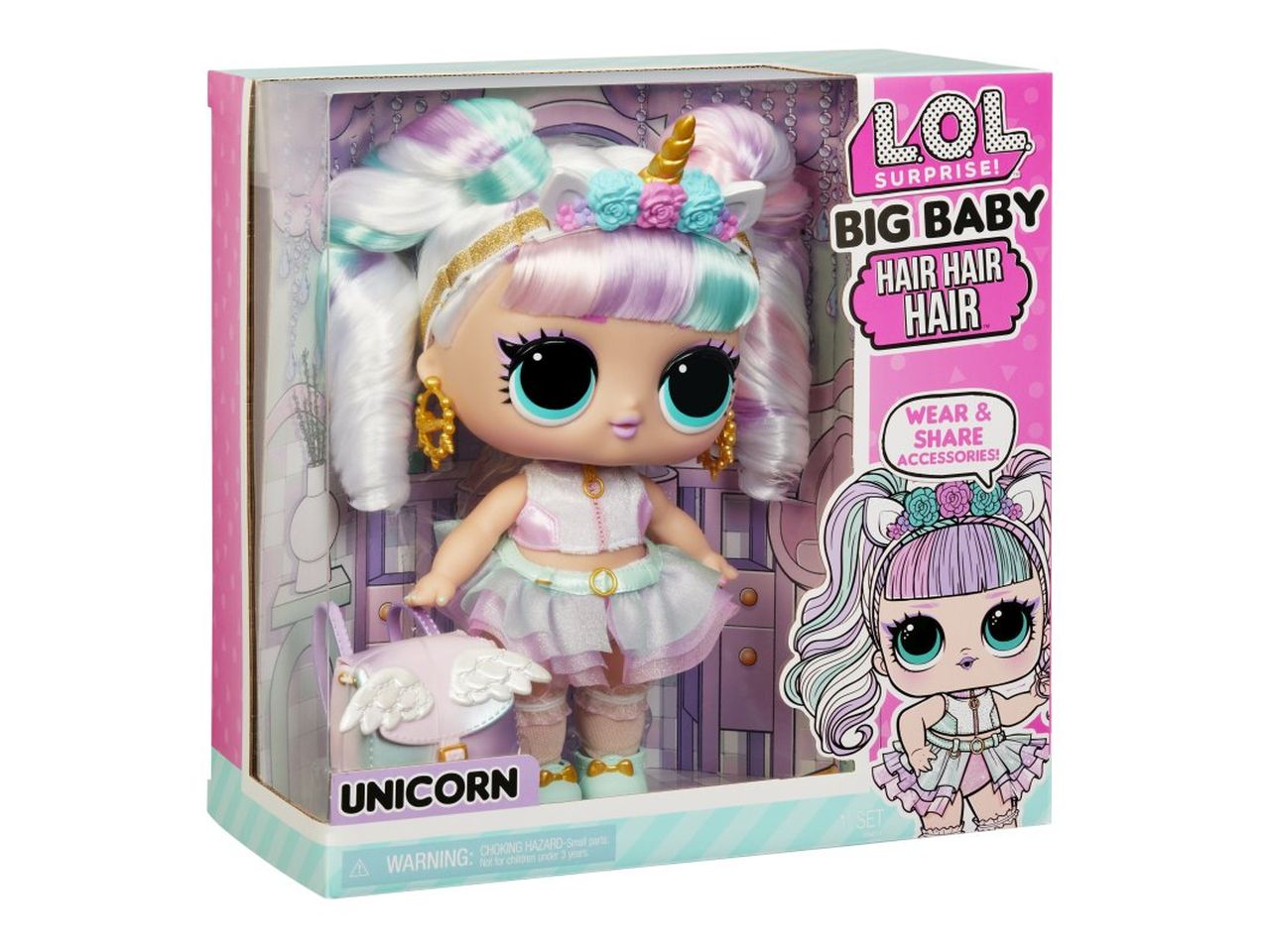 Fashion doll mga l.o.l surprise big baby hair hair hair