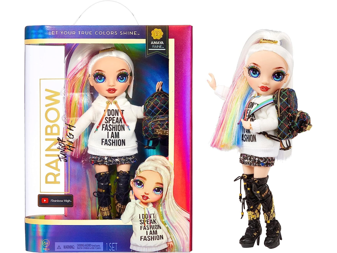 Rainbow high junior high doll - amaya raine rainbow