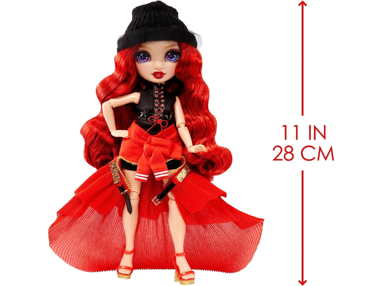 Rainbow high fantastic fashion doll - red
