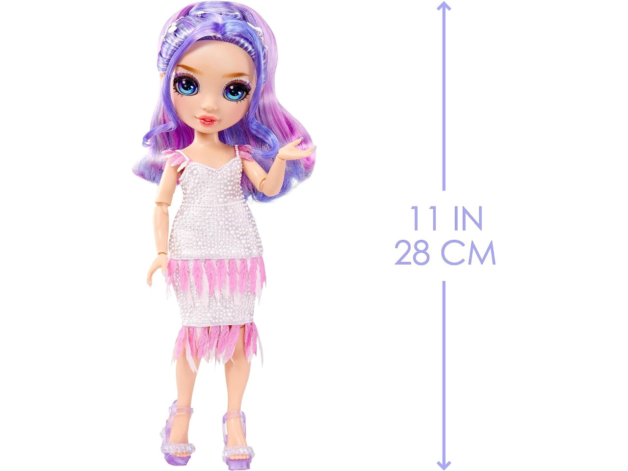 Rainbow high fantastic fashion doll - purple