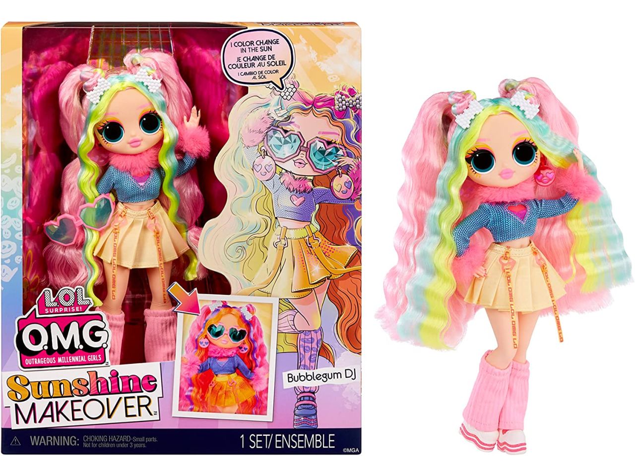 L.o.l. surprise omg sunshine makeover bubblegum dj