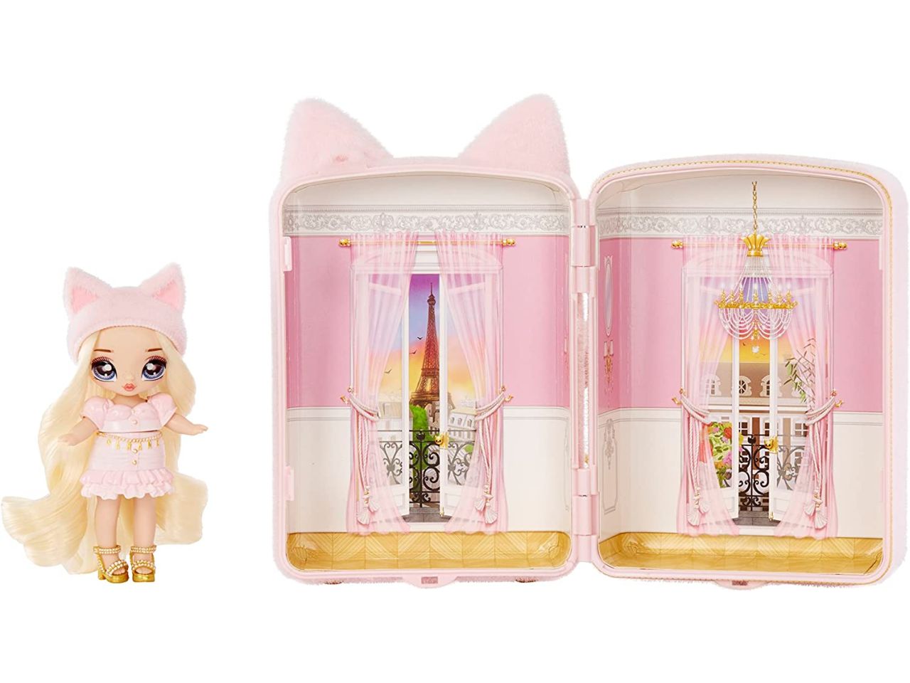 Nanana surprise mini backpack playset parisian kitty