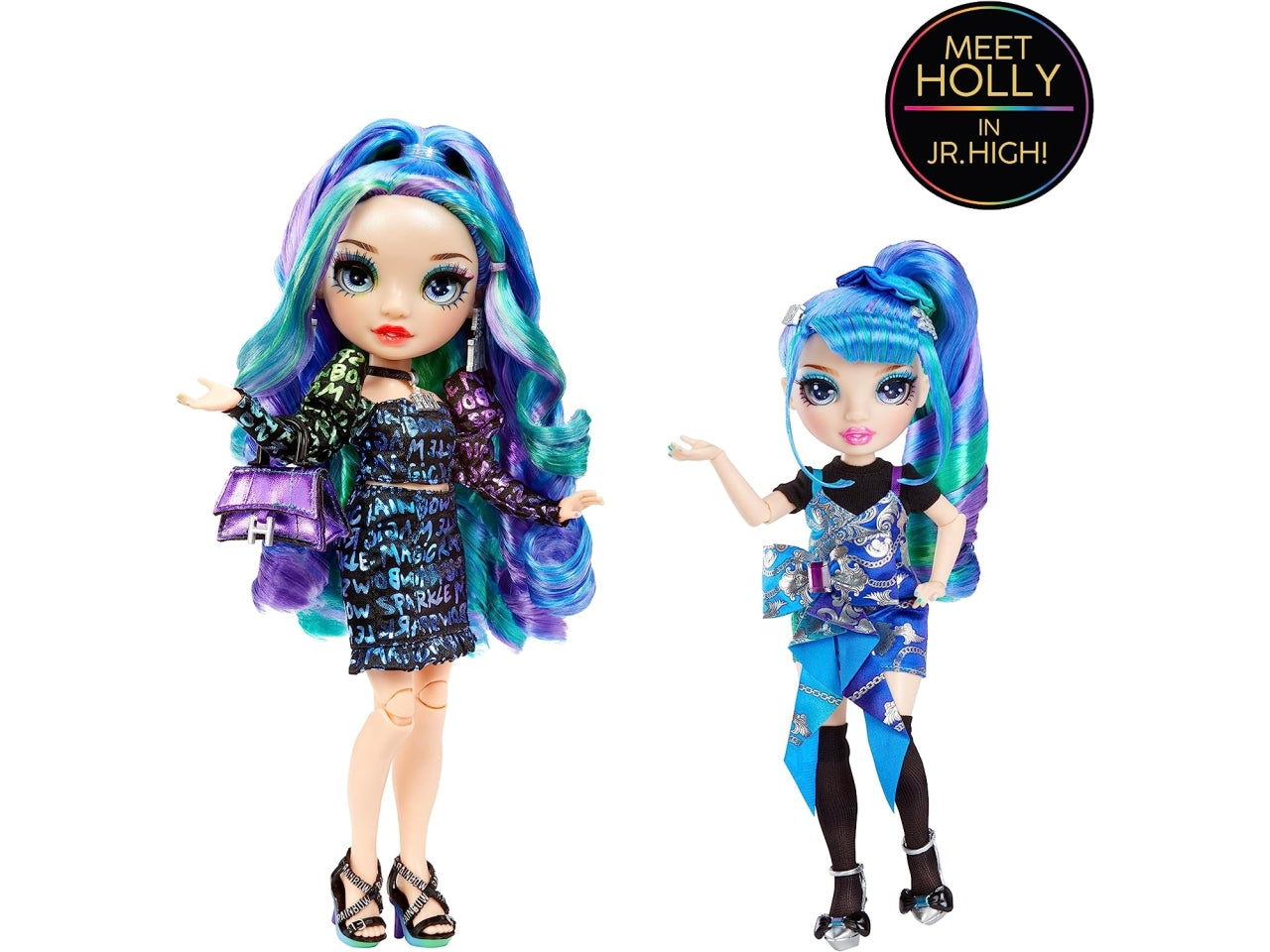 Rainbow high junior high special edition doll - holly de'vious blue