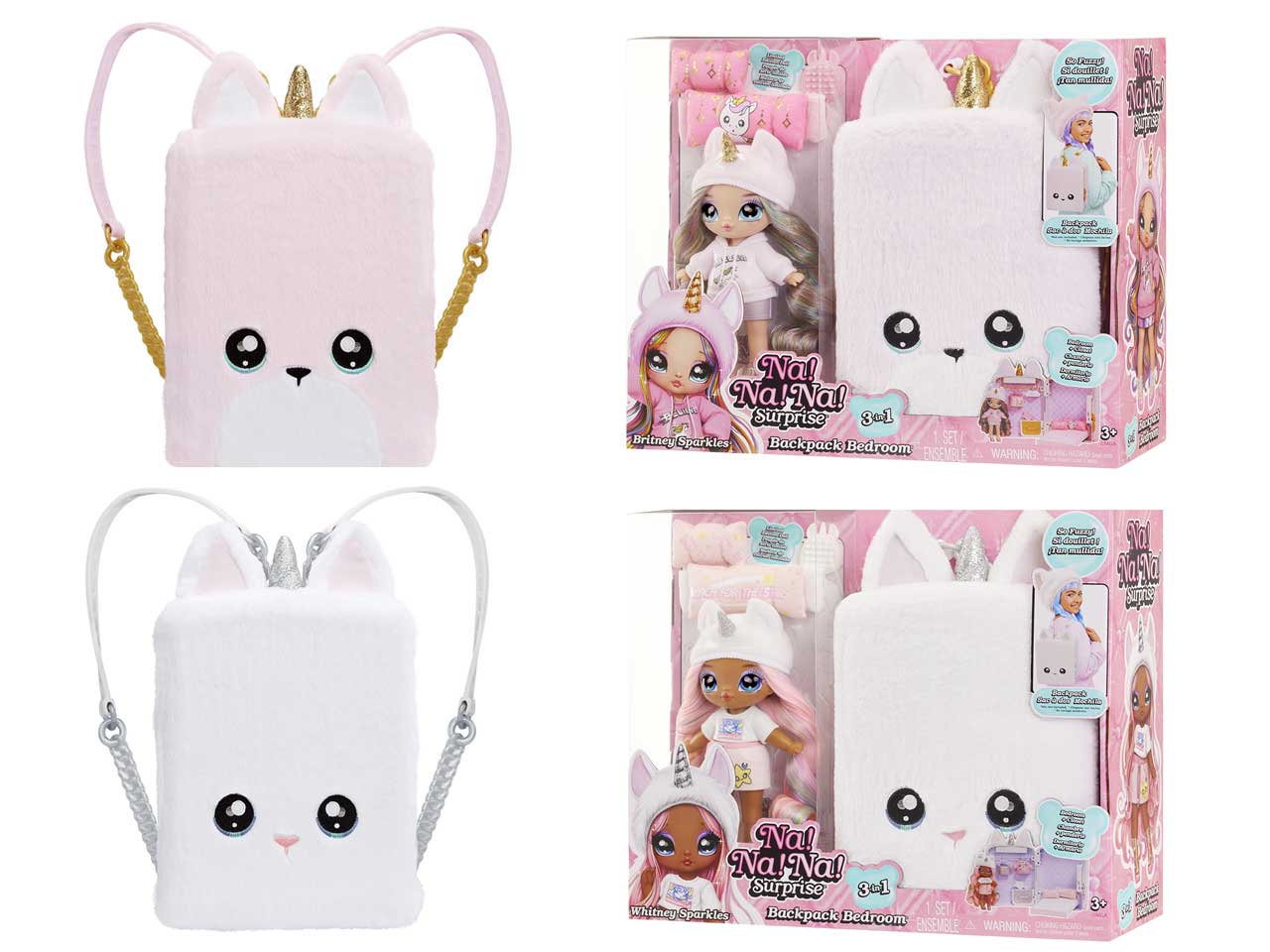Na!na!na! surprise 3-in-1 backpack bedroom unicorn playset