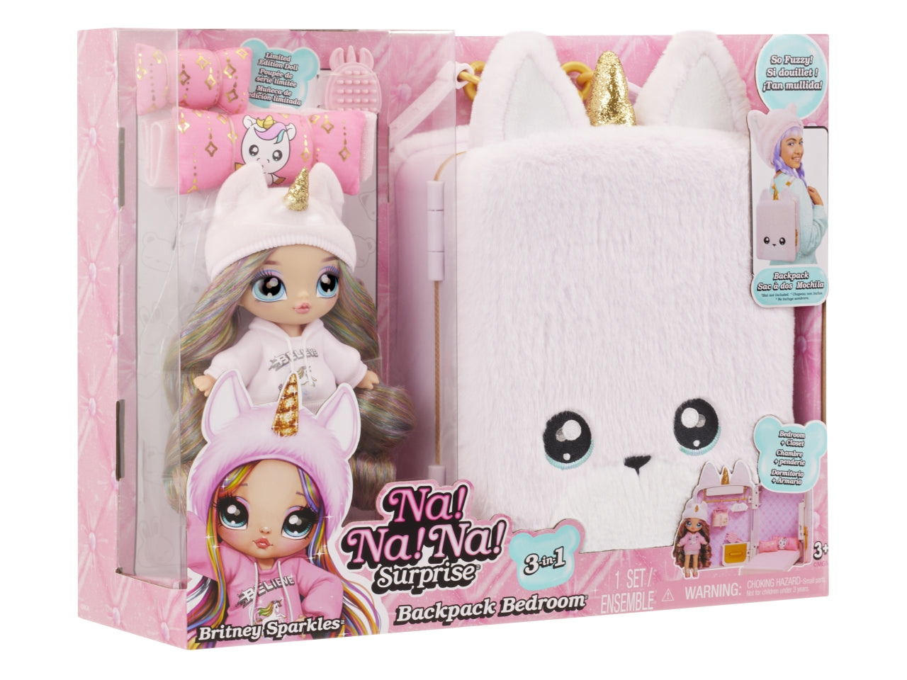 Na!na!na! surprise 3-in-1 backpack bedroom unicorn playset