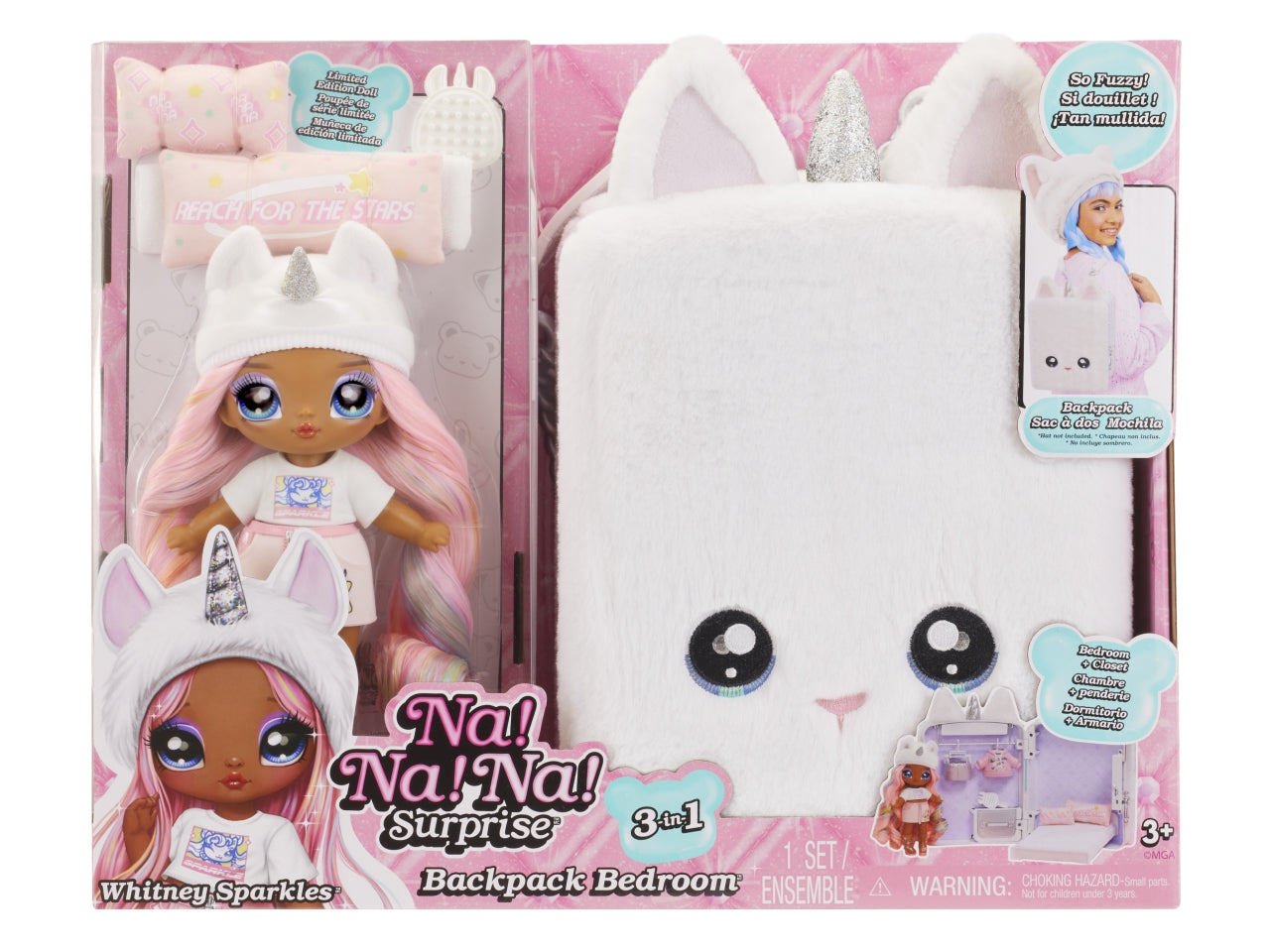 Na!na!na! surprise 3-in-1 backpack bedroom unicorn playset