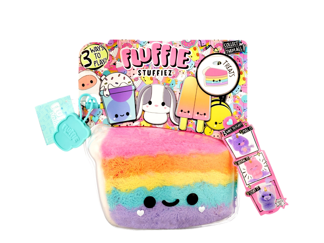 Fluffie Stuffiez Small Plush: Peluche Multicolor Super Coccolosi con Sorpresa, Gioco Unisex per Bambini 4+ | MGA Entertainment