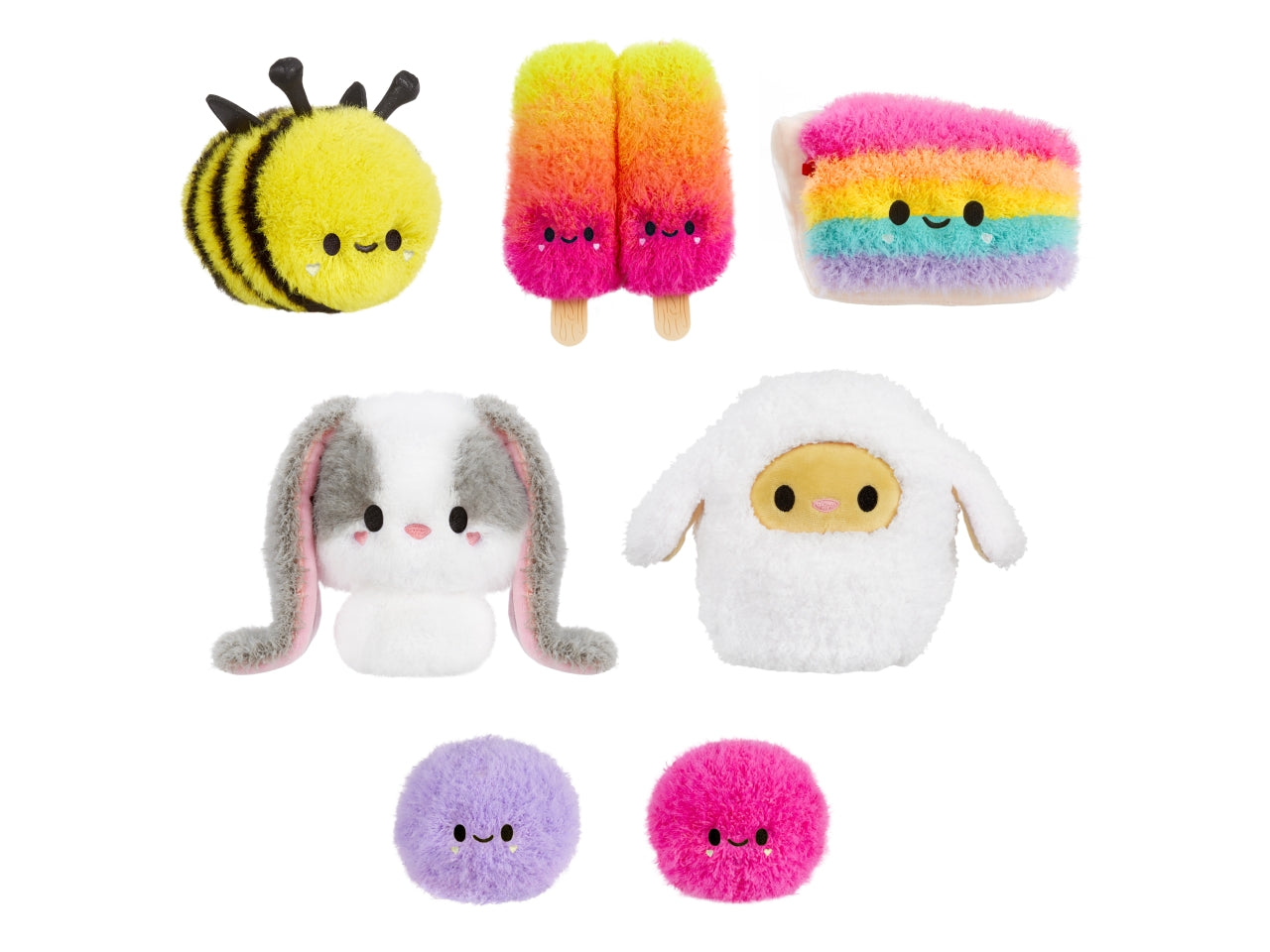 Fluffie Stuffiez Small Plush: Peluche Multicolor Super Coccolosi con Sorpresa, Gioco Unisex per Bambini 4+ | MGA Entertainment