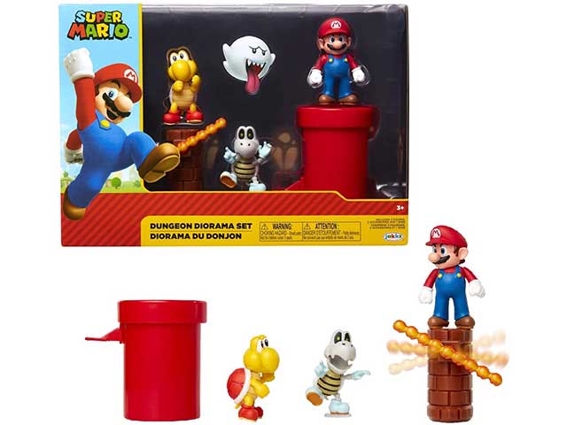 Super mario set diorama 6cm 85989-4l