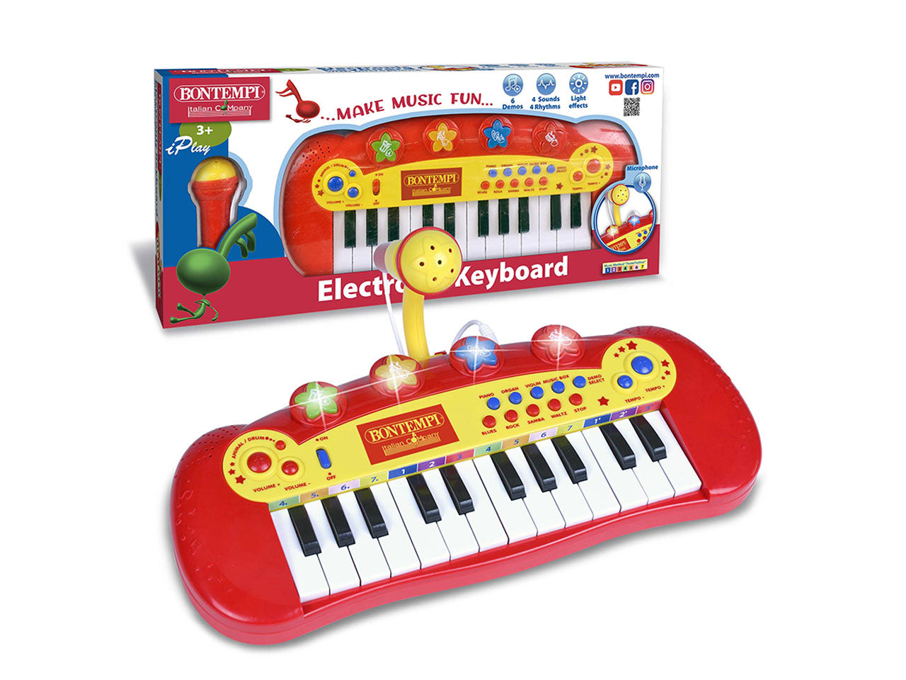 Tastiera c/microfono 24 tasti 122931