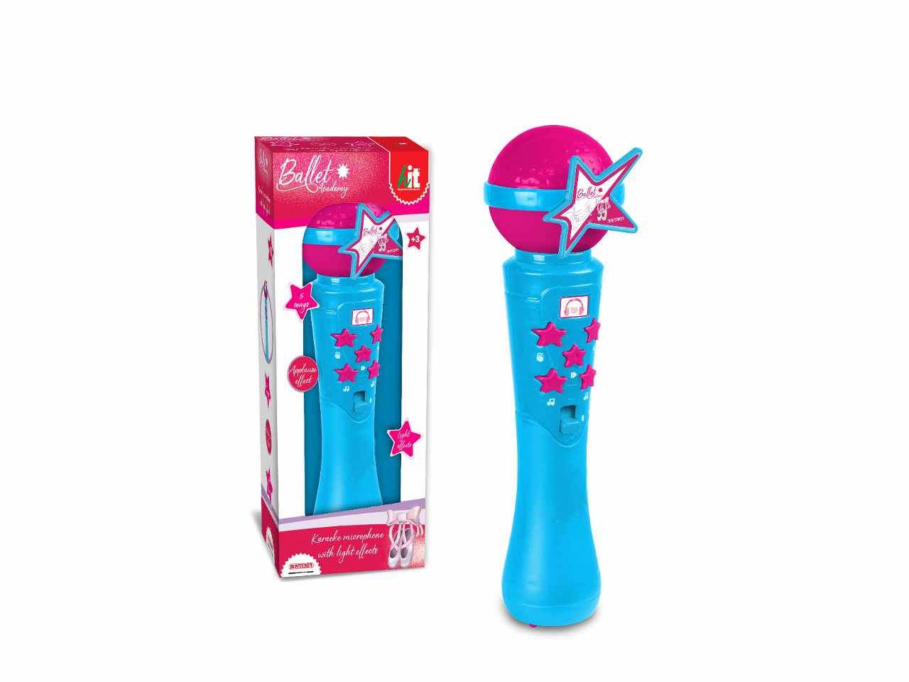 Microfono karaoke c/effetto luci 41 2577