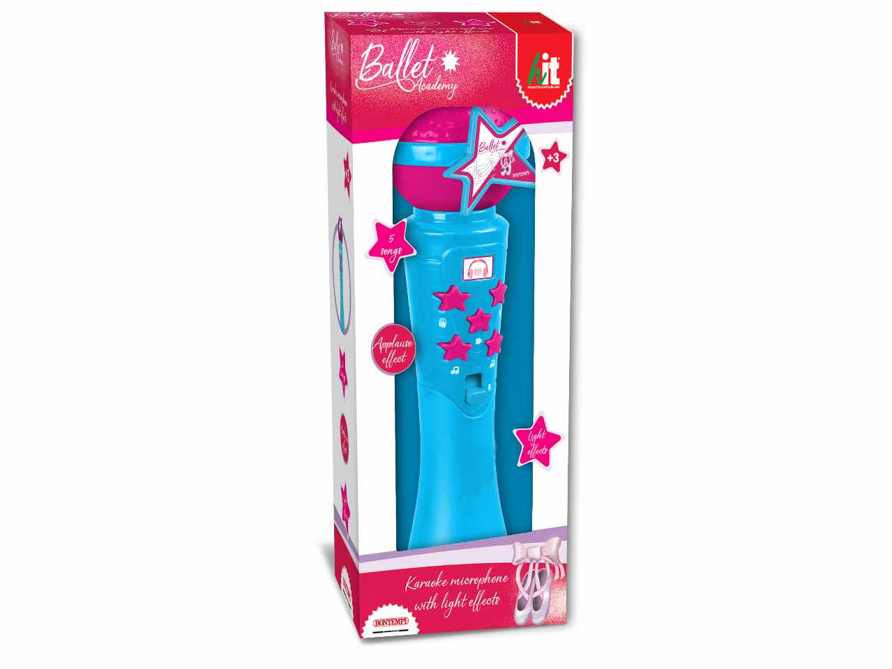 Microfono karaoke c/effetto luci 41 2577