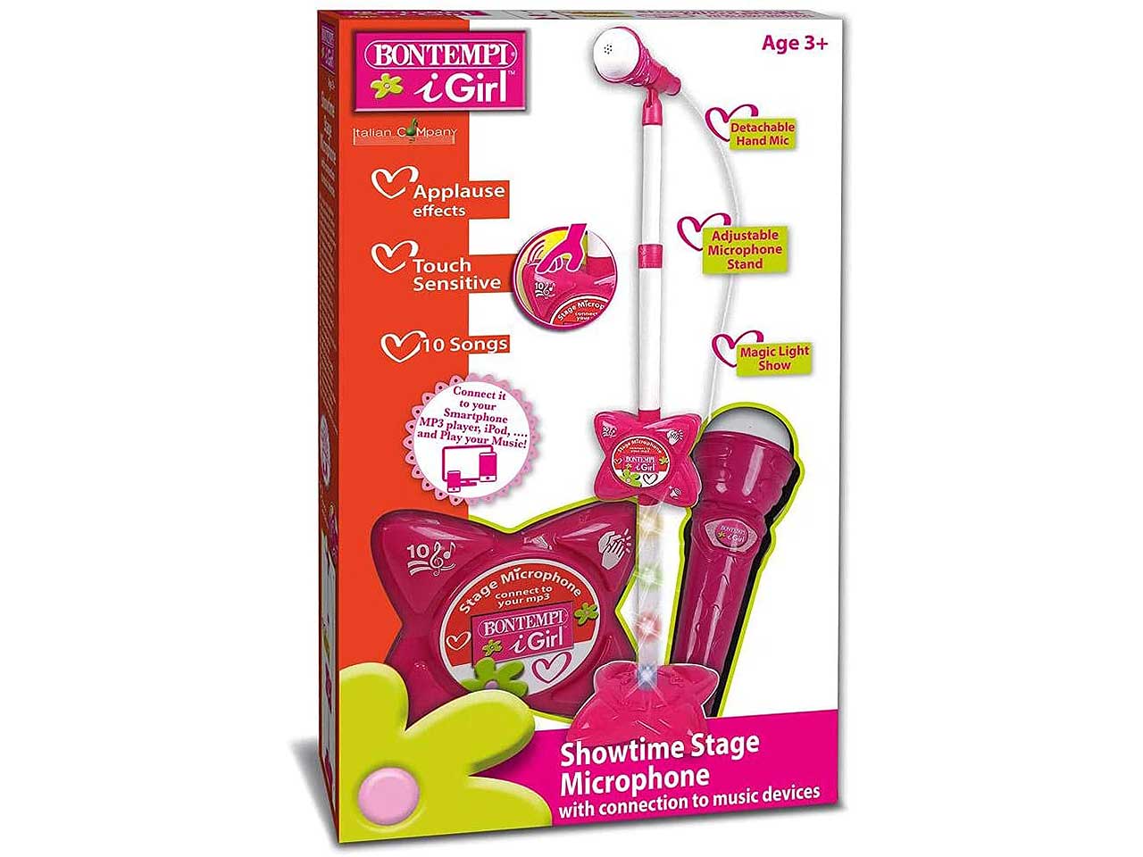Microfono c/connessione mp3 40 0911