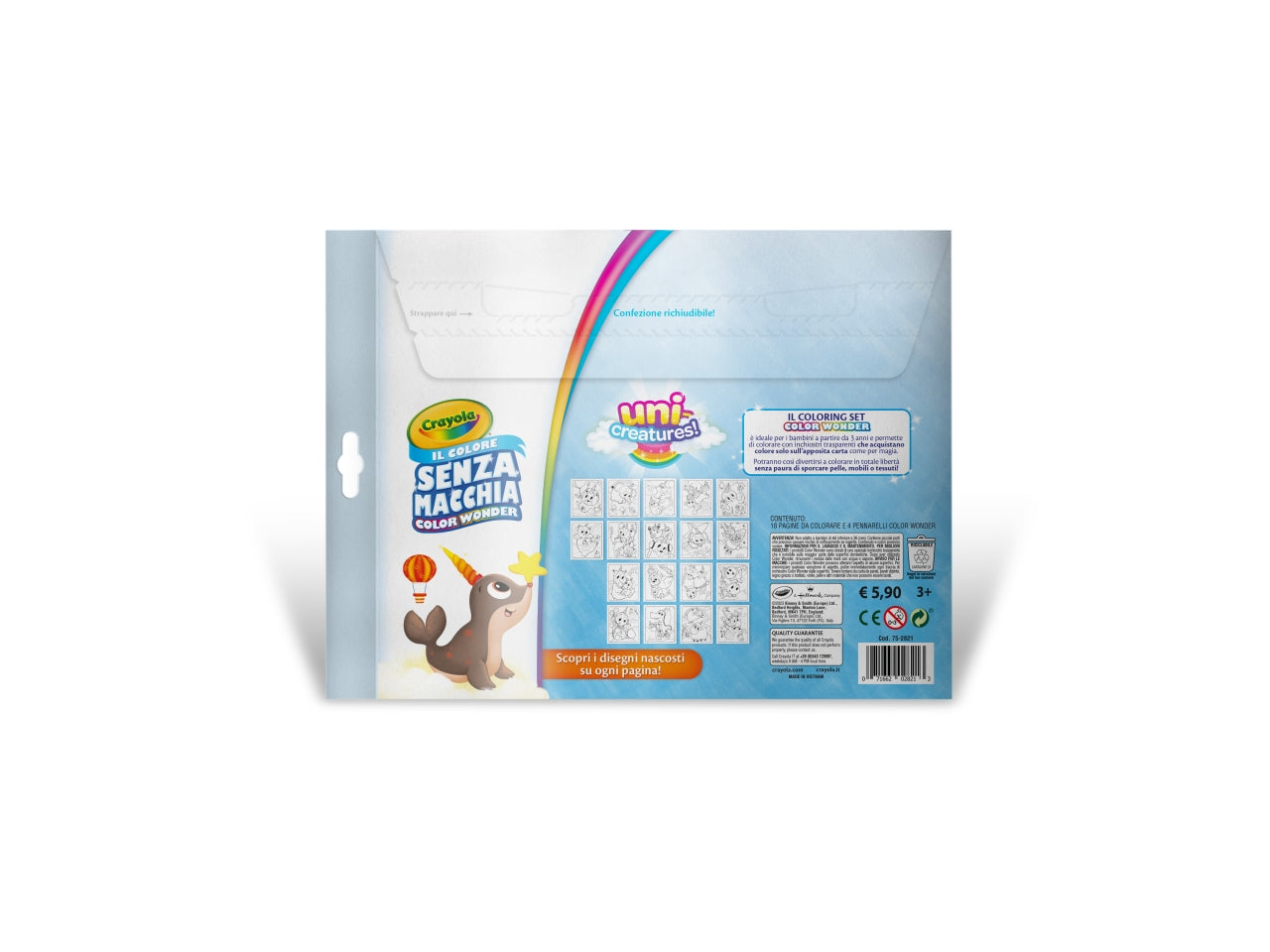 Coloring Set Crayola Uni-Creatures Color Wonder