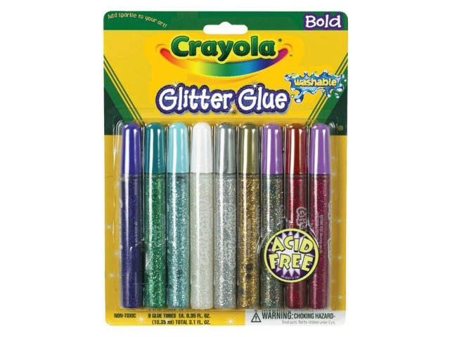 Lavabilissimi colla glitter 9 pezzi 69-3527