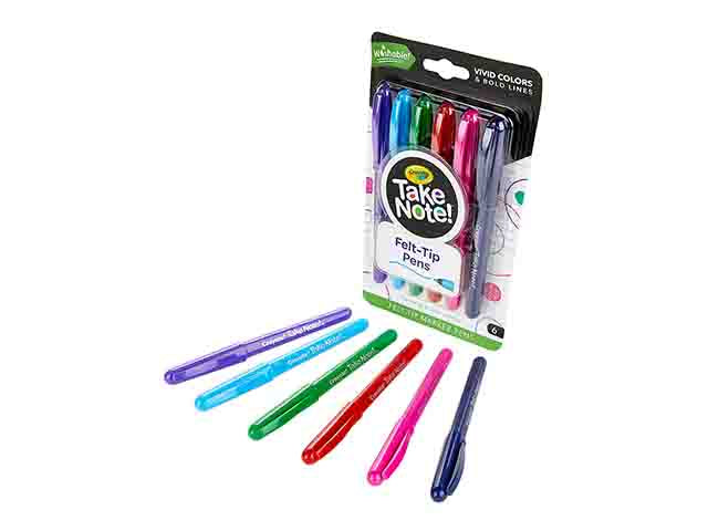 Take note penna pennarello lavabile 6 pezzi 58-6532