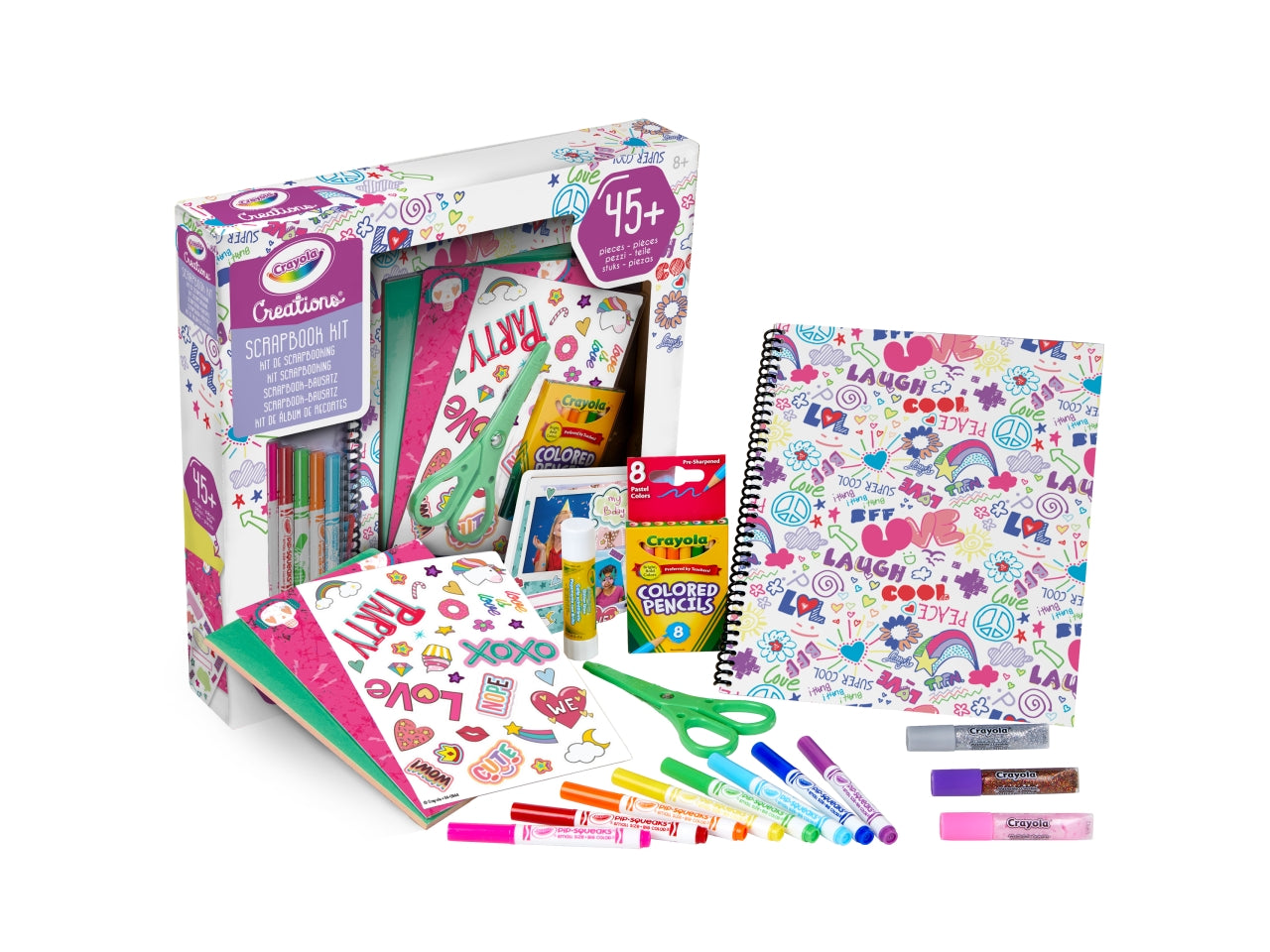 Set Crea il tuo Album Scrapbook Crayola Creation