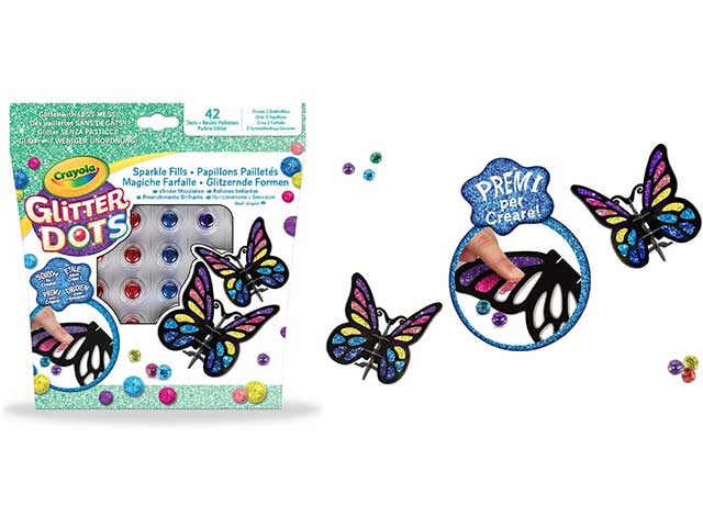 Glitter dots magiche farfalle 04-1083