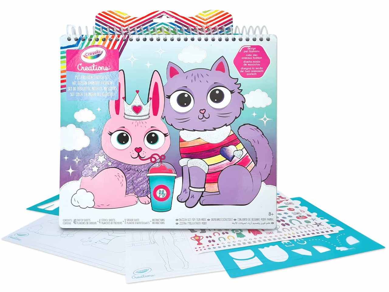 Creations pet fashion sketch set 04-1173