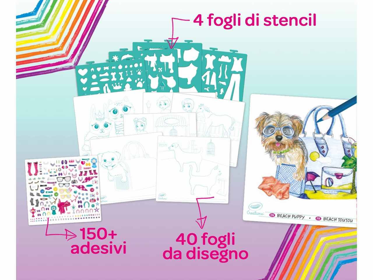 Creations pet fashion sketch set 04-1173