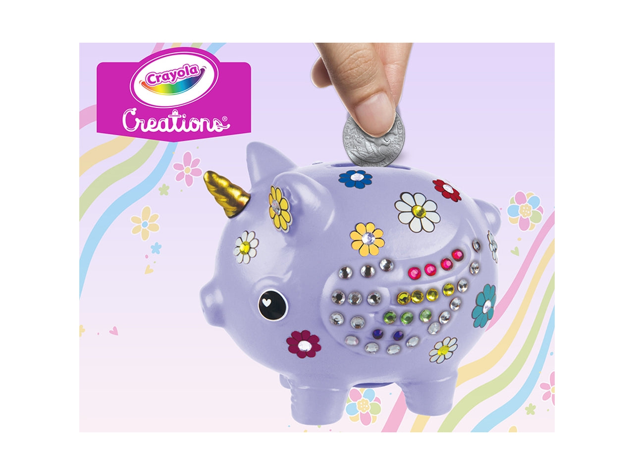 Crayola set decora il tuo salvadanaio creations