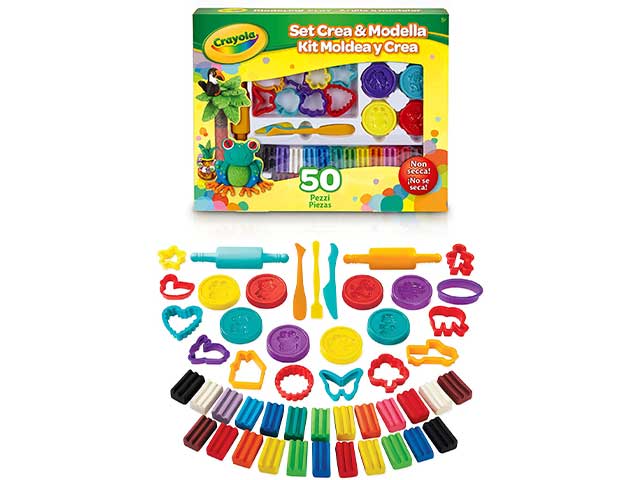 Plastilina creamodella 50 pezzi 57-0321