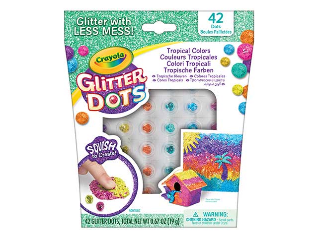 Glitter dots assortiti 04-0803