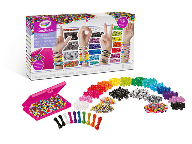 Mega Set Lettere e Perline Crayola Creations